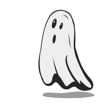 picture of a ghost on a white background