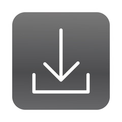 arrow download interface block gradient style icon