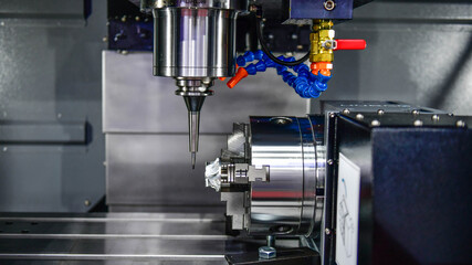 The 5-axis CNC mills machines for design configuration that utilizes a swivel head machine table and flush with the surface metalworking industrial