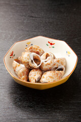 バイ貝の煮付け