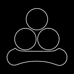 家紋　陰渡辺家星