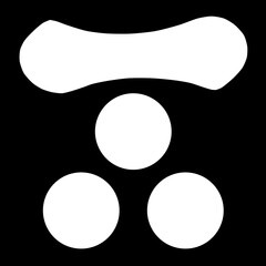 家紋　毛利家三つ星