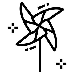 Kids Pinwheel Vector  © Vectors Point