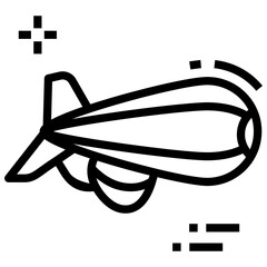 Air Blimp Vector  © Vectors Point