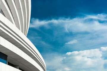 Abstract background architecture lines. modern architecture detail