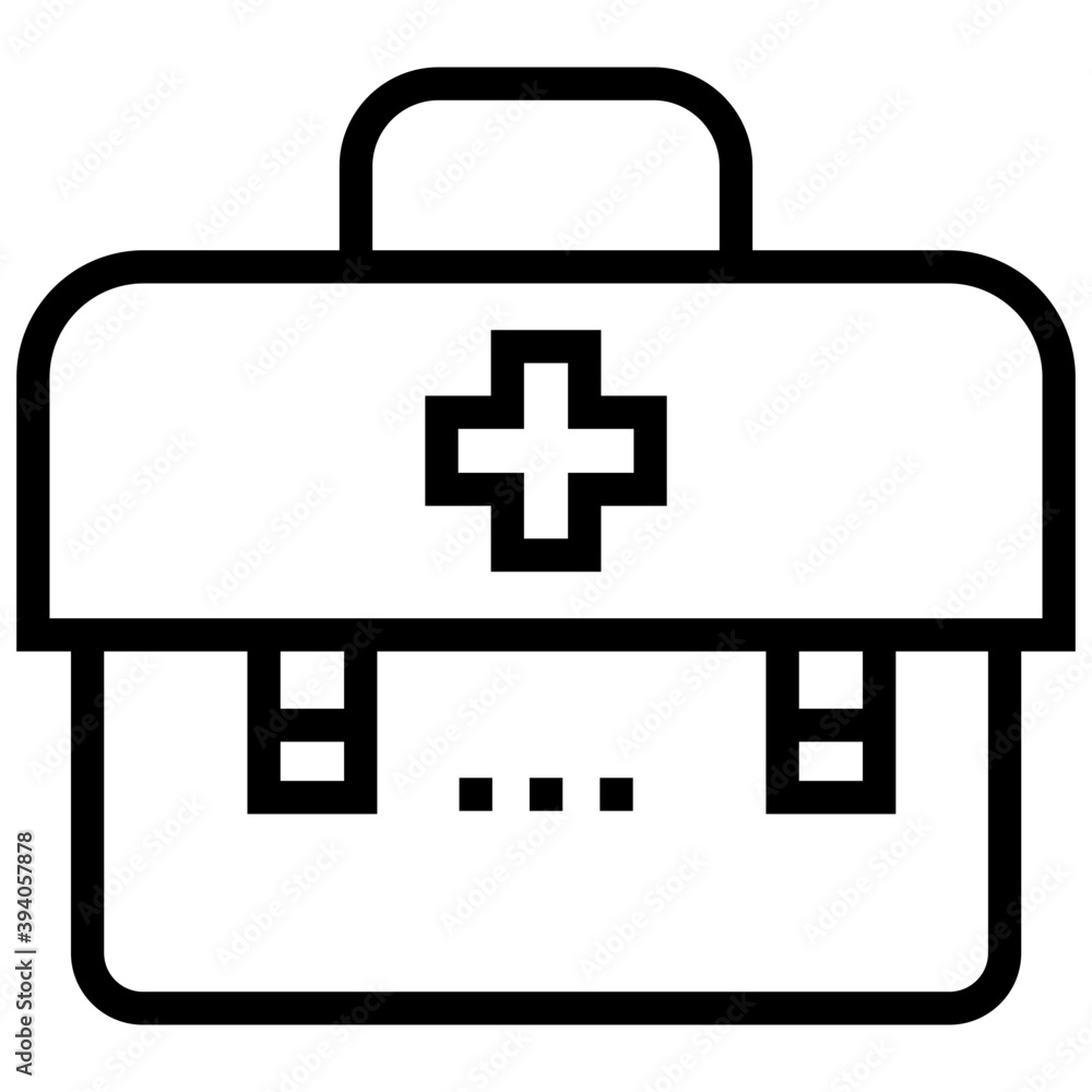 Poster first aid box