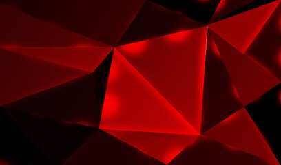 3D red and black background that is elegant and glows like hot metal