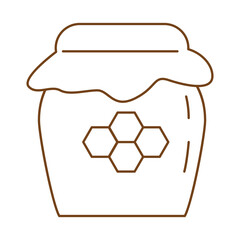 sweet honey pot line style icon