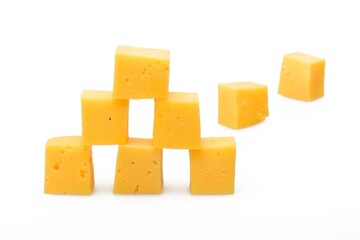 Cubes of Yellow Cheese