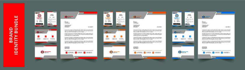 card, creative, abstract, business, letterhead, id, company, design, identity, branding, business card, blue, print, id card, corporate identity, stylish, blue corporate template, letterhead design te