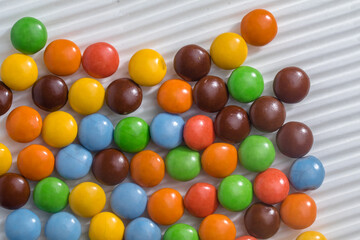 colorful chocolate candy