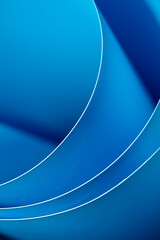 Blue plastic as an abstract background.
