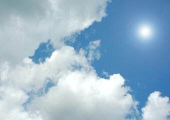 Cloudy sky background