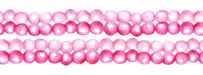 A string of pearls, watercolor (2)