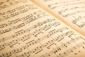 Music Book Close-Up