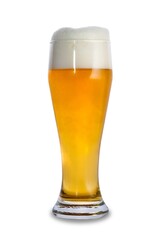 Fresh Beer with Froth