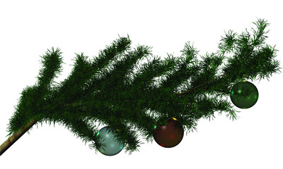 christmas tree branch