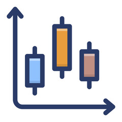 Volume Chart Vector  