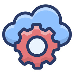 Cloud Computing Vector 