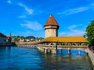 Chapel Bridge, Lucerne, Switzerland 瑞士琉森湖