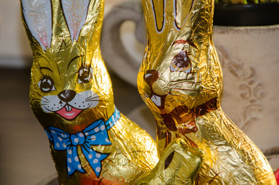 Osterhasen aus Schokolade