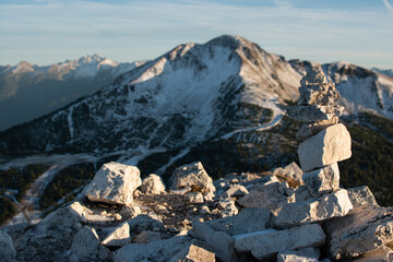 Schwarzhorn with beautiful light, Trentino, Italy