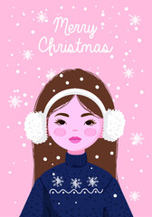 Christmas Vector Post Card