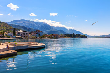 Porto Montenegro marina, Tivat, wonderful summer view