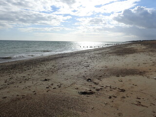 Sea beach and sky