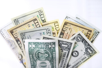 Group of money stack of 100 US dollars banknotes a lot of the background texture. Cash money in a large pile as a finance background.