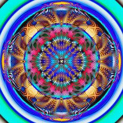 Abstract background, geometric pattern, can be used as a template for tapestry, fabric