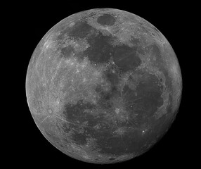 photograph of the big moon