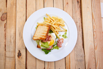 breakfast in the cafe