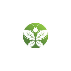 Leaf  ecology Logo Template vector