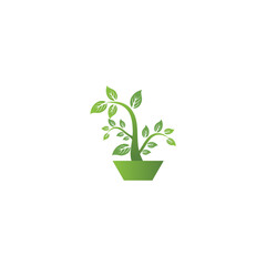 Leaf  ecology Logo Template vector