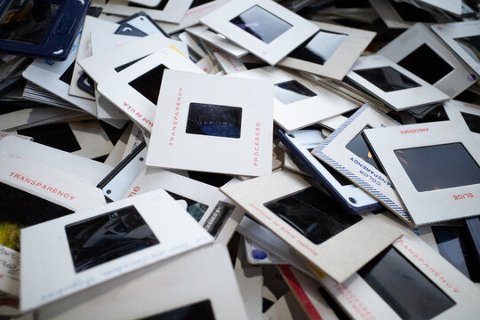 Vintage slides - Powered by Adobe