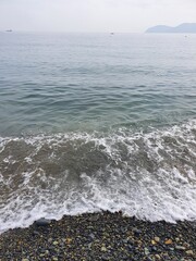 거제, 몽돌해수욕장, 자갈, 해변, 바다