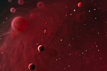 Red blood cells in bloodstream