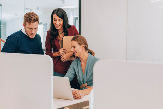 Group of Businesspeople Team-working