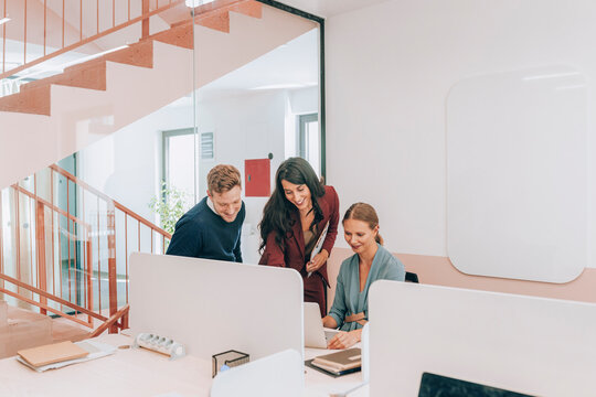 Group of Businesspeople Team-working