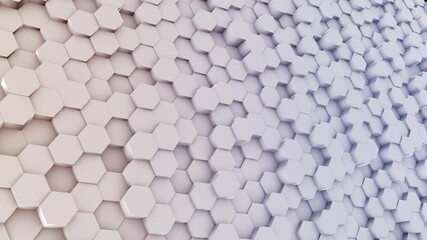 Hexagon Colored Background 4K