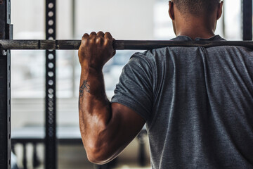 Sportsman Lifting Weight