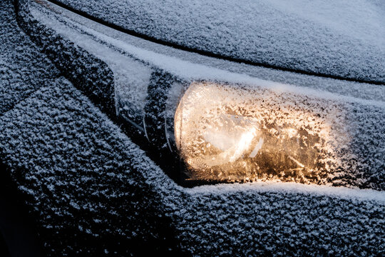 Frozen car