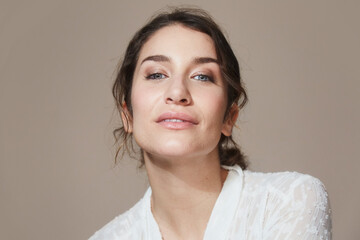 Young woman studio portrait