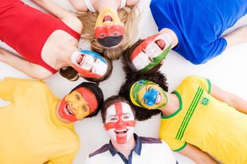 Internationale Fußballfans