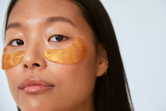 Skincare Woman Portrait - Collagen Under Eye Patch