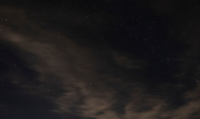 Obraz na płótnie Canvas Clouds with stars in North Carolina