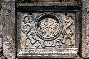 Ancient Roman ruins in Bitola, North Macedonia