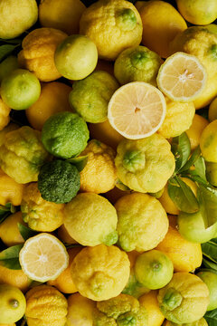 Lemons detail background