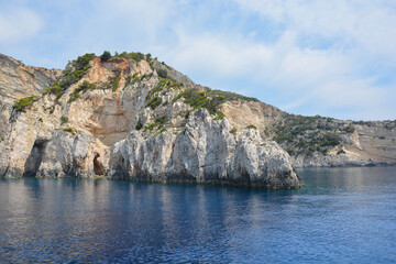 Fototapeta na wymiar cliffs of moher at the coast zakynthos
